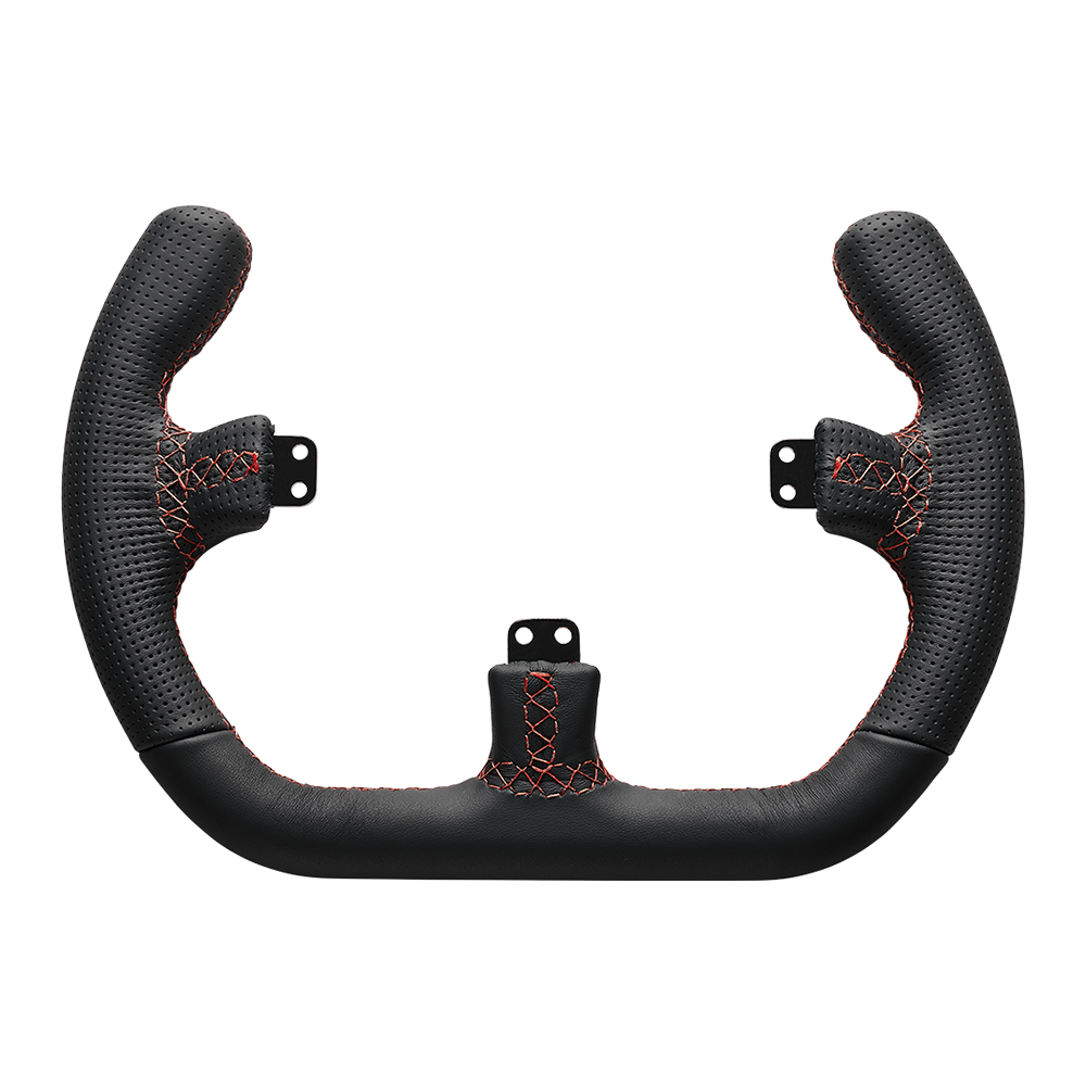 Asetek Open D Black Leather Rim