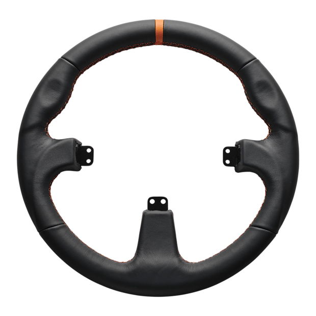 Asetek Round Black Leather Rim