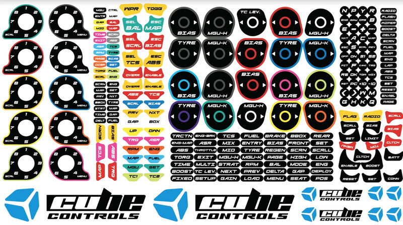 Cube Controls stickers